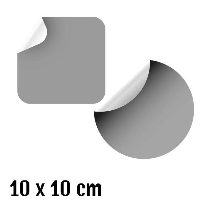 Aufkleber Format 10 x 10 cm