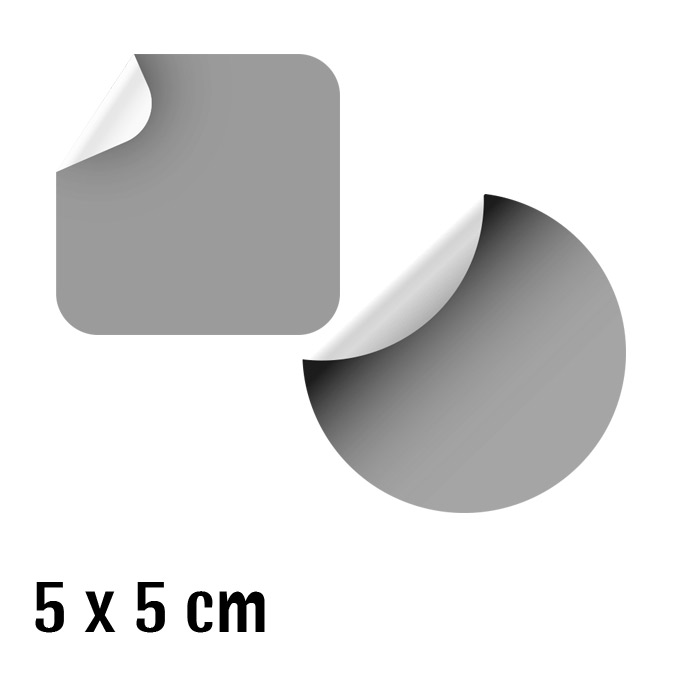 Aufkleber Format 5 x 5 cm