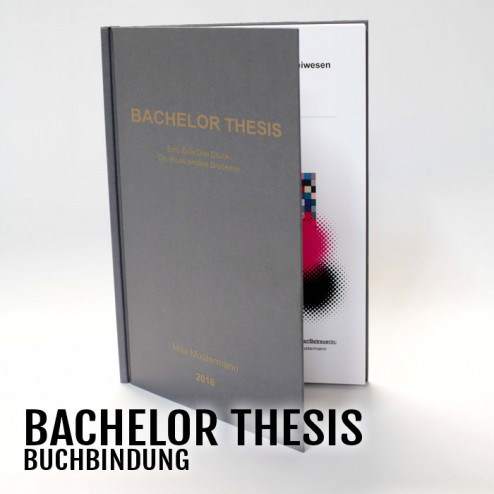 Bachelor Thesis Hardcover drucken