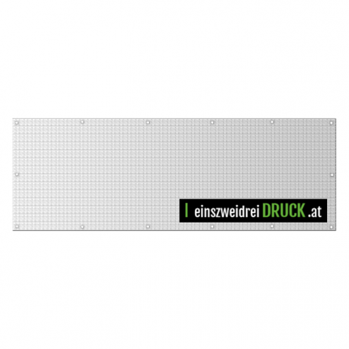 Mesh Banner 100 x 300 cm randverstärkt ab Datei