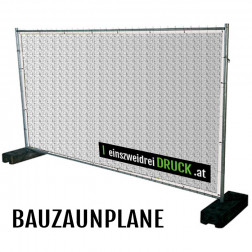 Bauzaunblende Bauzaunbanner