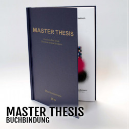 Master Thesis Hardcover drucken