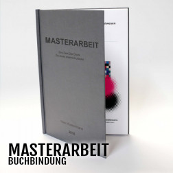 Masterarbeit Hardcover drucken Text /Bild