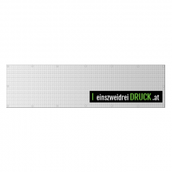 Mesh Banner 100 x 400 cm randverstärkt ab Datei