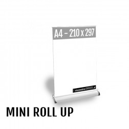 Mini Roll Up A4 Online Gestalten