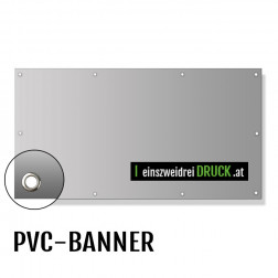 PVC-Banner 100 x 200 cm randverstärkt ab Datei