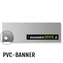 PVC-Banner 100 x 300 cm randverstärkt ab Datei