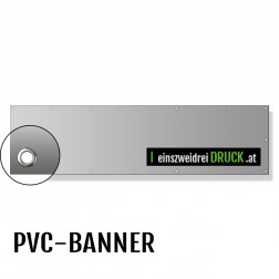 PVC-Banner 100 x 400 cm randverstärkt ab Datei